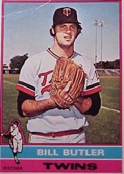 1976 Topps Baseball Cards      619     Bill Butler
